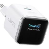 Anker Nano Charger 45W, Smart Display, White A121DG21