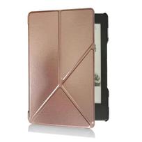 PU odos apsauginis dėklas Anti Scratch Funda Kindle 5/4 kartoms (Modelis:D01100) 2011 e-Reader rožinio aukso spalvos