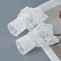 White False Sleeve Cuffs Embroidery Lace Cuff New Fake Cuff