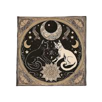 Altoriai Dekoracijos Tarot Kortos Staltiesė Švytuoklės Būrimai Altoriai Stalo Dangalas Daugiafunkcinis Tarot Kortų Stalo Dangalas 75x75cm gray