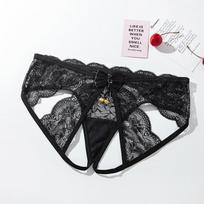 Lace thong sexy sexy panties female flirting bell female bow European and American style briefs A One size fits all