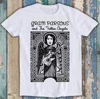 Gram Parsons And The Fallen Angels Demon Folk Rock Retro Gift Tee T Shirt M1369 S