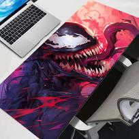 Mouse Pad Gaming Large Dywan Gamer Keyboard HD Desk Mat NonSlip Rubber Table Carpet Mousepad Vvenoms XXL x For Computer 800x300x2mm white