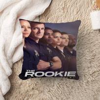 Movie The R-Rookie Pillow Gifts Home Office Furnishings Bedroom Sofa Car Cushion Cover Case 45X45Cm Peach skin 18*18(CM)-1Pcs black