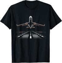 Lėktuvas Aviacija Pilotas Skrydis Pilotas Dovana Unisex Marškinėliai S įvairiaspalvis