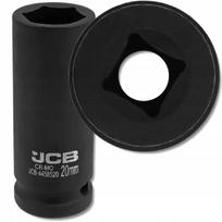 Jcb smūginė galvutė JCB-4458520, 20mm, 1/2DR, CrMo, vidinis šešiakampis, kvadratas su anga, 1 vnt.