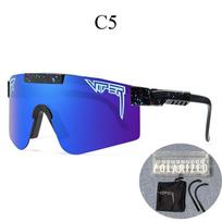 Dviračių akiniai nuo saulės su dideliais rėmeliais, poliarizuoti, spalvotais lęšiais sportui, skirti tarptautiniam naudojimui Polarized Lens Set black