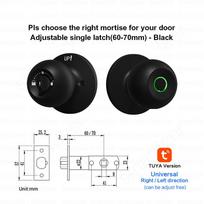 3-in-1 Keyless Entry Bluetooth Door Lock Multi-function Smart Lock Electronic Fingerprint Lock juoda
