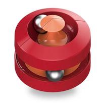 Ball Fingertip Decompression Infinity Cube Spinner Relieve Stress Puzzle Deform Toys Rotating Marble Track Magical Bead Orbit raudona