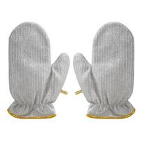 2/5 vnt. indų plovimo pirštinės, tinklelio pynimo technologija, daugkartinio naudojimo virtuvės valymo pirštinės, indai, stalviršiai, stalo reikmenys 2pcs white