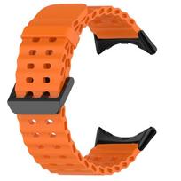 Marine Ocean Band For Google Pixel Watch 4/3 45mm Two-tone Dilicone Strap for Pixel Watch 3/4 45mm Breathable Sport Bracelet pixel 3 4 45mm