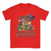 Dungeons And Dragons Cartoon T Shirt Beach  Trending T Shirts Unisex 100 Cotton Round Neck  Tees ShortSleeved Y2K Casual Tshirt S brown