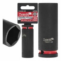 Tvardy gili triecienmuciņa 1/2" T00211-20, 20mm, pailginta, 1/2" kvadratinis, CR-MO plienas, tikslus pritaikymas