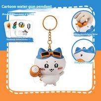 Funny Chiikawa Usagi Prank Water Gun Keychain Cute Cartoon Stress Relief Toy Kawaii Bag Ornaments Accessories Toys Gifts