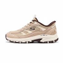 Skechers Outdoor Womens Comfortable Versatile Shock Absorbing Durable Support Low Top Hiking Shoes Women hiking shoes Sand-Yellow 180355C-SAND 37.5