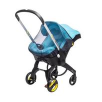 Doona Stroller Accessories: 4-in-1 Bassinet, Mommy Travel Bag, and Stroller Storage for Children's Vehicles gray