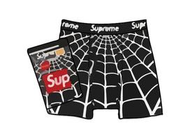 Supreme x Hanes Spider-Man Boxer Briefs (2 Pack)  Black S gray