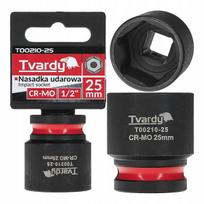 Tvardy smūginė mūrinė T00210-25, 25mm, 1/2” kvadratinis pavara, trumpa, CR-MO plienas
