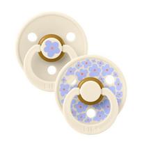 Čiulptukai Bibs Colour Jasmine - Ivory , 0-6 mėn, 2 vnt.