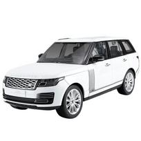 1/18 Range Rover 50-mečio lydinio automobilio modelis su garso ir šviesos imitacija, automobilio dekoracija, kolekcija, berniukų vaikų žaislas, dovana balta
