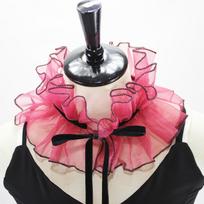 Perfect Match Halloween Party Ruffles Lace Fake Collar For Womens Elegant Layered Clown Cosplay Customes Detachable Collar Neck Collar