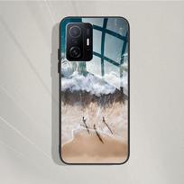 For Xiaomi 11T Pro 11T Case Fashion Tempered Glass Case Back Cover Fundas For Xiaomi 11T Pro 11T Phone Cases 11T Pro 11 T capa Xiaomi 11T gray