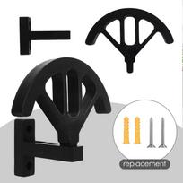 Portable Wooden Cowboy Hat Rack Wall Mounted Keep Original Shape Hat Holder Space Saving Adjustable Design Hat Hanger juoda