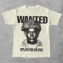 Tyler The Creator Hip Hop Tee Golf Wang Sunflower Tshirt AN52115 XXL white