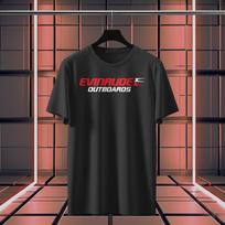Evinrude Outboards logo funny  Size   Made in USA Unisex T-Shirt XXL