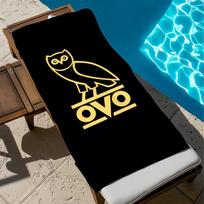 O-OVO Towel Gym Shower Drake Camping Quick Dry Sports Large Beach Towels Soft Pool Gift For OWLS Travel 70cm×140cm