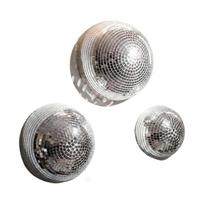 Set of 3 Decorative Half Disco Ball Wall Decoration Mirrored Glass Hemispheres Party Backdrop Decoration sidabras
