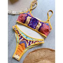 Sexy Printed High Leg Cut Brazilian Bikini Female Swimsuit Women Swimwear Two-pieces Bikini set Bather Bathing Suit Swim S