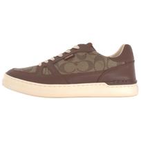 COACH Clip Sneakers Brown C8965-SAD 40.5 beige