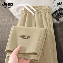 JEEP SPIRIT Men's Casual Straight-Leg Drape Pants XL chaki