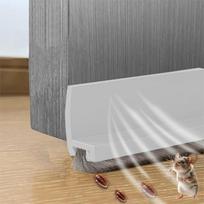 Lipni durų vėjo izoliacija 100cm Durų sandarinimo juosta Profesionali durų šluostė Bendrabutis Style1-White-55mm