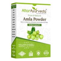 Attar Ayurveda Pure Amla Powder For Hair Care Natural Herbal Powder For Skin & Face 500 g Gentle Daily Use Ayurved Care white