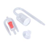 4 In 1 Aquarium CO2 Diffuser Set Carbon Dioxide Atomizer Check Valve U Shaped Connector Suction Cup For Fish Tank Planted Supply raudona