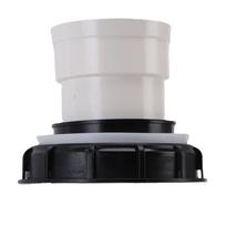 IBC Lid Filter Plastic IBC Rainwater Tank Cover with Nylon Washable Reusable Rainwater Filter for Horticulture Food Processing gray