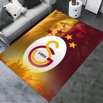 Galatasaray 1905 Graffiti Splash Area Rug Club Emblem Orange Red Print Non Slip Rectangular Floor Mat Football Fan Living Room Decor Carpet 40x60cm( 15x23in )