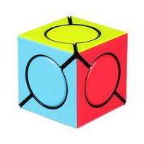 QiYi Six Spot Speed Magic Cube Strange-shape Professional FangYuan Puzzle Children Gift Educational Toy yellow