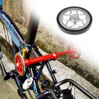 Folding Bike Easy Wheel CNC Aluminum Alloy Durable Auxiliary Rolling Easywheel for sidabras