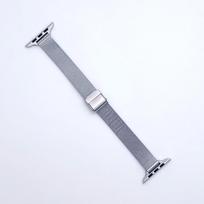 Slim Metal Stainless Steel Bracelet For Apple Watch Series 6 SE 5 Strap Band For iWatch 40mm 38mm 44mm 42mm Women Mesh Watchband 44mm and 42mm sidabras
