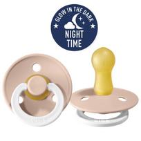Bibs Blush Glow In Dark S Smoczek Uspokajający Kauczuk Hevea blue