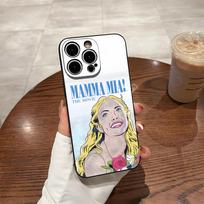 Musical Film Mamma Mia Phone Case For Iphone 16 Pro Max 14 12 15 Plus 17 Pro Max 13 Pro 11 Xr X Xs 8 7 Plus Back Cover iPhone13 ProMax white
