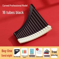 Arc-Shaped Pan Flute: 16 & 18 Tubes, C Key, for Beginners and Children - Ideal for School and Professional Performances.