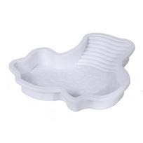 Plastic Turtle Soaking Tub with Ramp Turtle Water Pool Pet Supplies Turtle Bath Basin  All Seasons Style B White