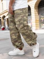 Jigga Wear Rip-Stop Taktinės Lauko Karinės Kovinės Kelnės Vyriškos Žaliai Camo M ILGOS gray