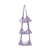 Over The Door Ball Storage Bag Over The Organizer Hanging Door 3 or 4 Triple Layer violetinė