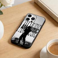 I AM MUSIC Playboi C-Carti  Phone Case For iPhone 17 16 15 14 13 12 Max Plus Silicone Black Cover iPhone15plus black
