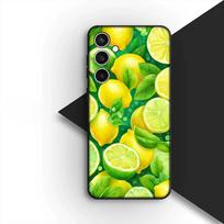 Cover for Samsung Galaxy S20 S22 S21 FE Ultra Plus A07 A17 A15 A16 A25 A57 A37 Phone Case Mediterranean Lemon fruit Summer Galaxy S20